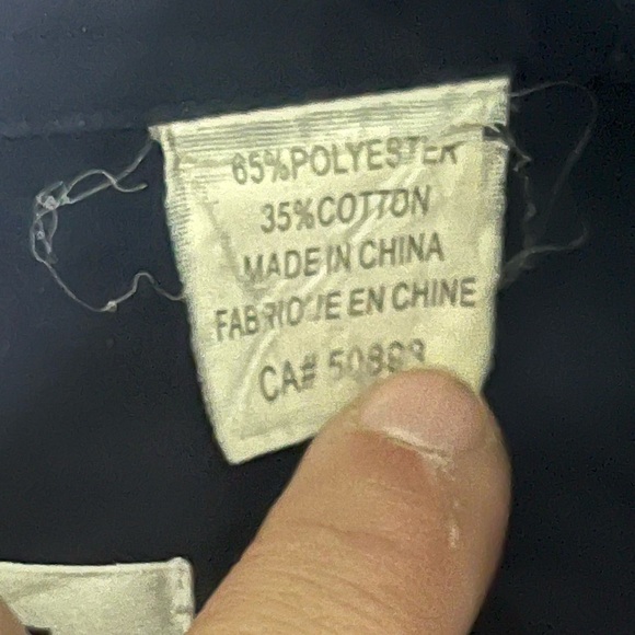 Milestone Designed in Italy Navy Blue Shirt w/ one Front Pocket!! - Picture 8 of 8